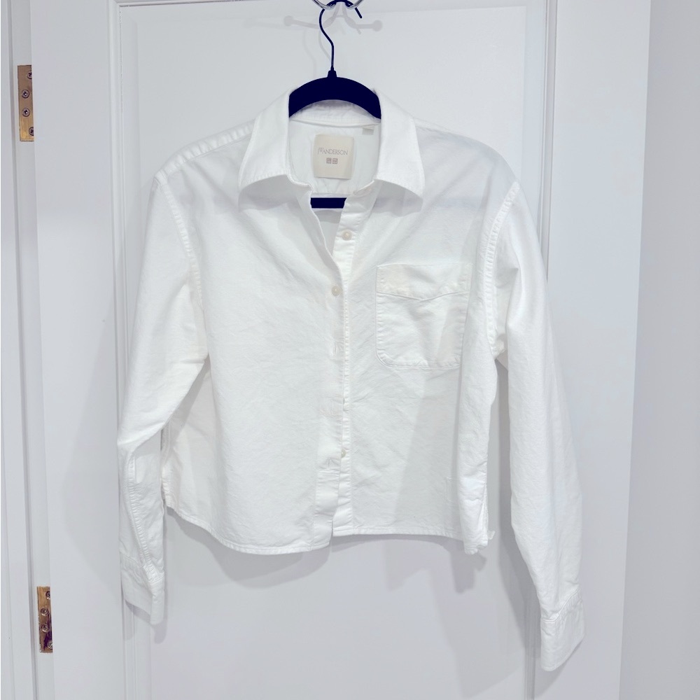 JW ANDERSON White Button Down Shirt